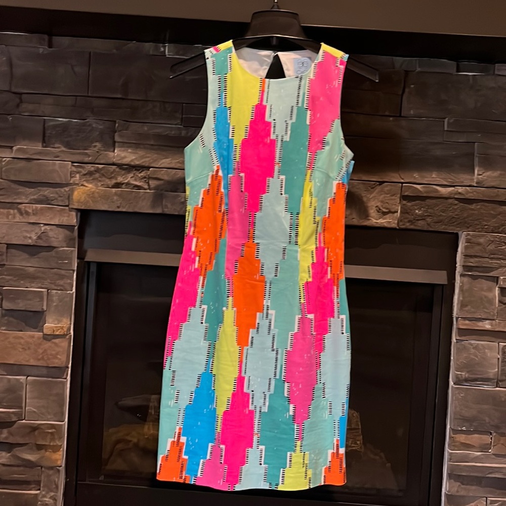 Cece colorful sleeveless dress